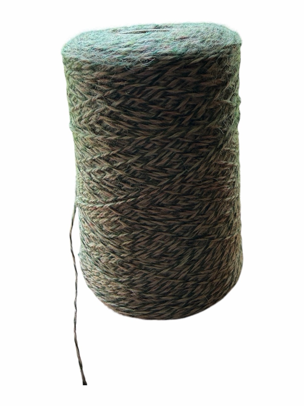 Jagger Spun Fairy Forest Wool Yarn 3 Ply 1,490 Yards Cone Maine Knitting Weaving